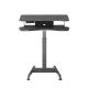 11. MACLEAN ELECTRIC DESK, TABLE, WORKStation, HEIGHT ADJUSTMENT, MAX HEIGHT 122 CM, MAX LOAD 37 KG - FOR SITTING AND STANDING WORK MC-835