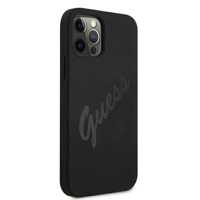 4. Guess GUHCP12LLSVSBK iPhone 12 Pro Max 6.7" black/black hardcase Script Vintage