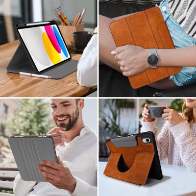 8. Tech-Protect Fleece Case for iPad 10.9” 10 / 2022 / 11” 11 / 2025 - Brown