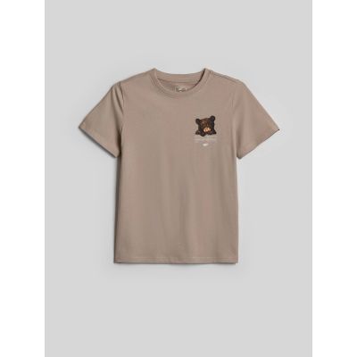 7. Girls' regular printed T-shirt 4F 4FJKAW26TTSHF4424-83S