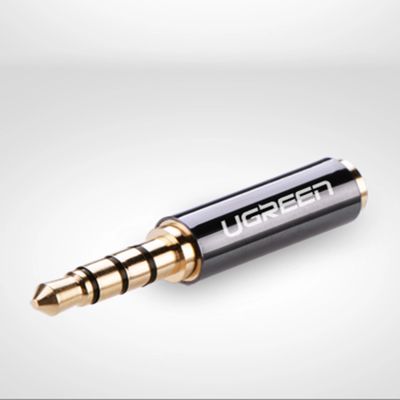 6. Ugreen audio adapter jack 3.5mm male to jack 2.5mm female black (20502)