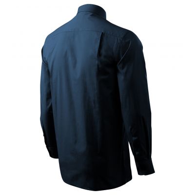 4. Men's Style LS Shirt (Navy Blue)