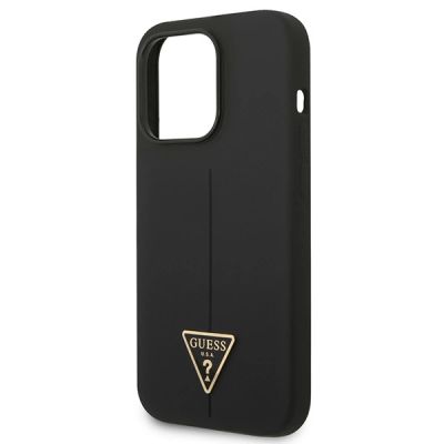 6. Guess GUHCP14XSLTGK iPhone 14 Pro Max 6.7" black/black hardcase Silicone Triangle