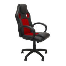 ENZO SWIVEL CHAIR RED BLACK