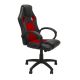ENZO SWIVEL CHAIR RED BLACK