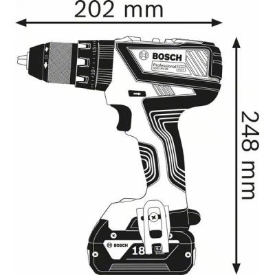 2. Bosch Akku-Bohrschrauber 12 V Li-Ion 1300 RPM Black, Blue, Red