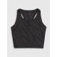 8. Women's quick-drying training crop top 4F 4FWSS25TFSLF413-20S