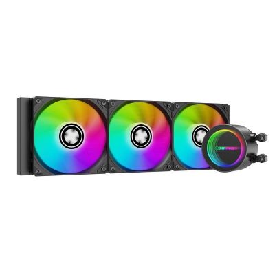 15. Xilence XC997 Computer Cooling System Processor Liquid Cooling Kit 12cm Black 1 pc.