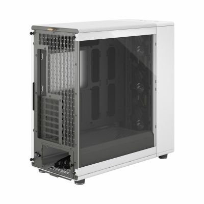 9. Fractal Design North XL Midi Chalk TG Clear Case (White, Transparent Side)