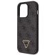 7. Guess GUHCP14LP4TDSCPK case for iPhone 14 Pro - black Crossbody 4G Metal Logo