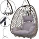 5. COCOON HANGING CHAIR WITH FRAME 195CM DARK GRAY 120KG