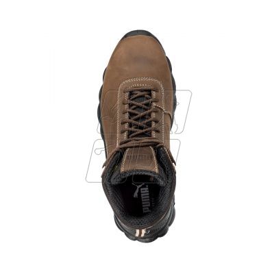 5. Puma Cordur Brown Mid M MLI-S14B9 shoes, dark brown