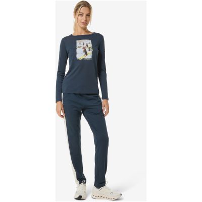 5. SUPER.NATURAL W DACHSHUND PARTY LS Women's Long-Sleeve Top Navy
