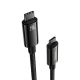 2. Baseus CAWJ040001 USB-C - USB-C cable 240W 480Mb/s 1m - black