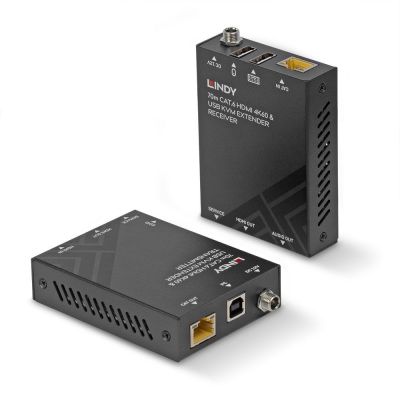 Lindy HDMI Extender 70m Cat.6 4K60, USB & Audio