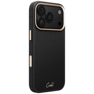 2. Uniq Coehl Mirelle Magnetic Charging Case for iPhone 18 Pro / 17 Pro - Black