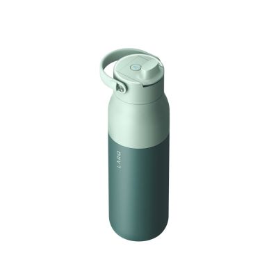 4. LARQ Bottle PureVis 2 - intelligent, self-cleaning filter bottle, UV-C light 1L (eucalyptus green)