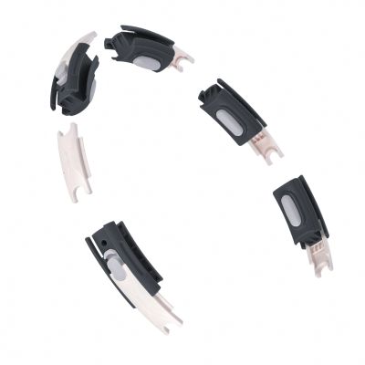 15. MAGNETIC HULA HOP SET BLACK HHM15 WITH HMS COUNTER + SLIMMING BELT BR163 RED