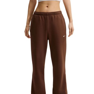 3. Nike Studio Fleece Medium Weigh Women's Pants Brown IM8078 259