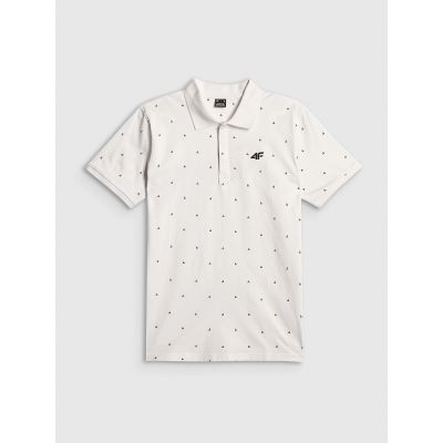 5. Men's regular polo shirt 4F 4FRSS26TPTSM0900-10S