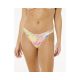 RIP CURL Hotel Malibu Hi Leg Cheeky women's bikini bottom, multicolor