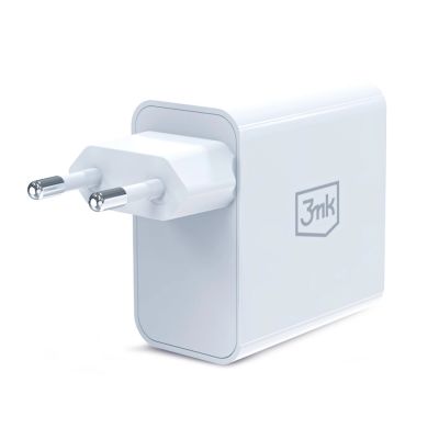 2. 3mk FlowPower 45W 1A1C PD3.0 QC4+ Wall Charger - White