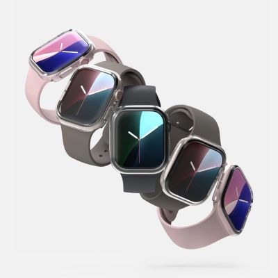 4. Ringke Slim 2-pack Case for Apple Watch 10 46mm - Clear and Matte Black