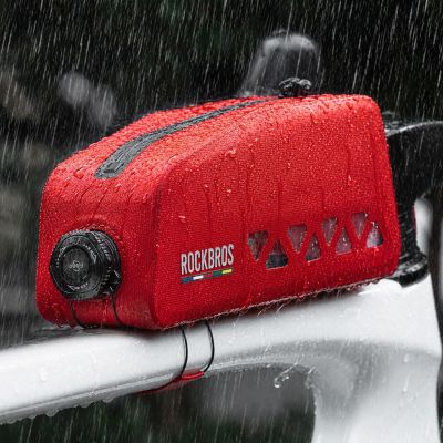 3. Rockbros ROAD TO SKY AS-142 Waterproof Frame Bag 1L - Red