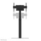 4. Neomounts FL45S-825BL1 TV mount 190.5 cm (75") Black