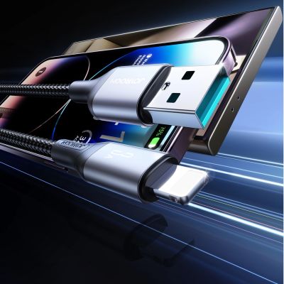 2. Joyroom S-A28 Flash Series 3A USB-A - Lightning cable 1m - black