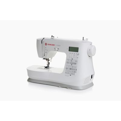 5. Singer C5955 Sewing Machine Number of Stitches 417 Number of Buttonholes 8 White