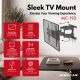 11. MACLEAN TV MOUNT 32-70''MAX VESA 400X400, 32-70", UP TO 40KG, BLACK, TILT ADJUSTMENT +12°~-12° I