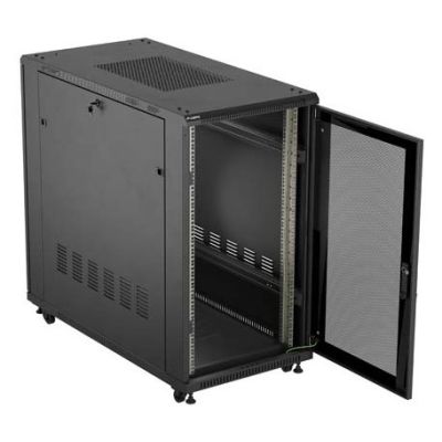 11. Lanberg FF01-6222-23B 22U Rack Freestanding Rack Black