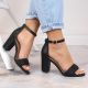 3. eVento W 5945 black block heel sandals
