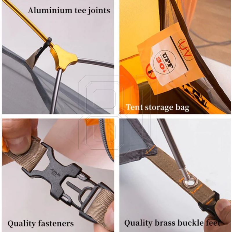 19. Naturehike Cycling Ultralight 1 Tent NH18A095-D-Orange