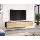 3. TV cabinet VIGO '180' 30/180/40 black/wotan oak