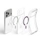 6. Spigen Ultra Hybrid Mag MagSafe Case for iPhone 18 Pro / 17 Pro – Clear Burgundy