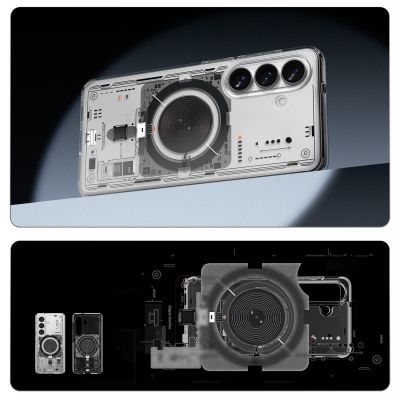 17. Spigen Ultra Hybrid Mag MagSafe Case for Samsung Galaxy S26 Neo One - Transparent