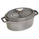 Staub Oval Cast Iron Pot – 2.35 L, Graphite