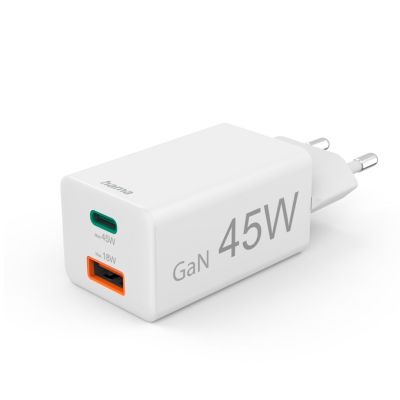 Hama 00201993 Mobile Charger Mobile Phone, Laptop, Smartphone, Tablet White Alternating Current Fast Charging Internal