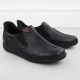 13. Women’s black leather wedge shoes Rieker 47253-00
