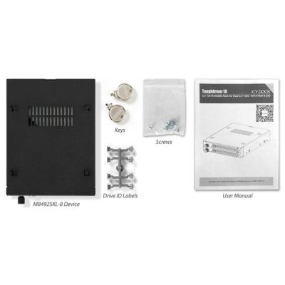 4. We-Ra. IcyDock with space for 2 drives: 2x6.3cm SATAI-III/SAS HDD&SSD in color, 1x3.5" Metal
