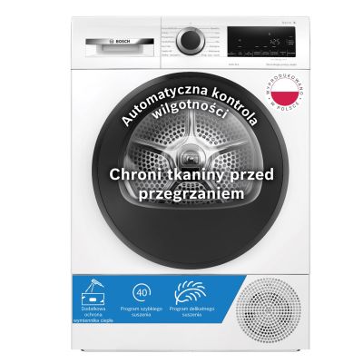 8. BOSCH WQG241ALPL clothes dryer