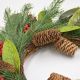 5. PU CHRISTMAS DECORATIVE WREATH, DECORATED, 43CM