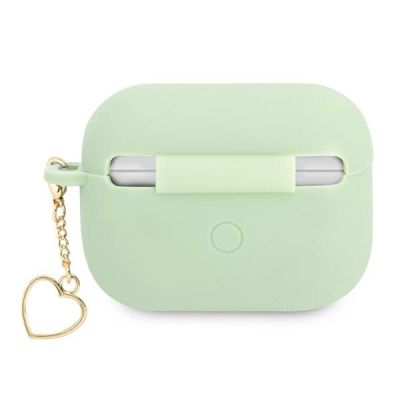 2. Guess GUAPLSCHSN AirPods Pro cover green/green Silicone Charm Heart Collection