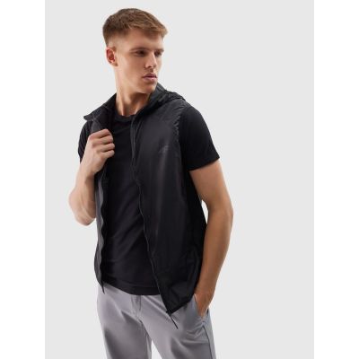 Men's down trekking vest with Primaloft active filling 4F 4FWSS24TVJAM096-24S