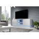 4. TV cabinet QIU 160 MDF white gloss/white gloss