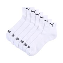 Puma Cushioned Quarter Socks 3 Pack White 938581 02