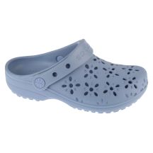 Crocs Classic Floral Cut Out Clog Kids 210943-453 Blue 29/30