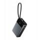 2. Vention 20000mAh 65W Power Bank with Built-in USB-C Cable